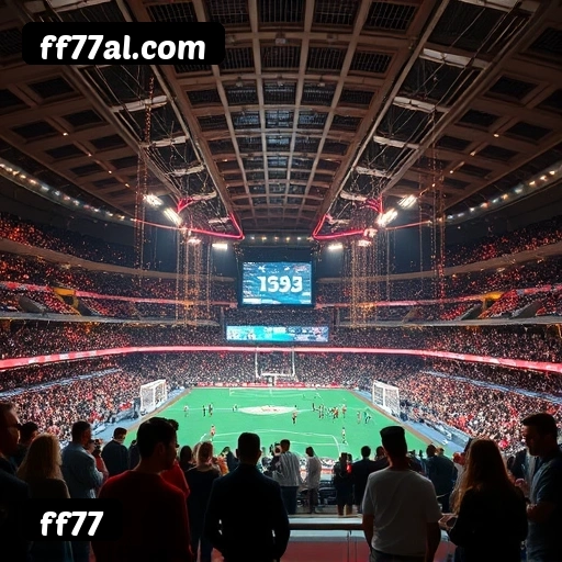 Material promocional do app ff77 — ilustração, não métricas auditadas nesta página
